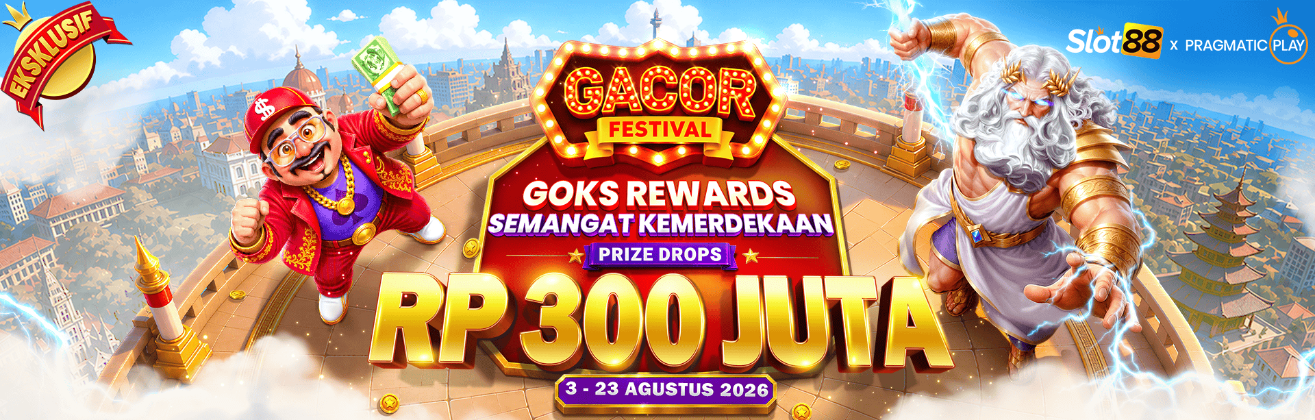 SLOT88 X PP - GOKS REWARDS: SEMANGAT KEMERDEKAAN