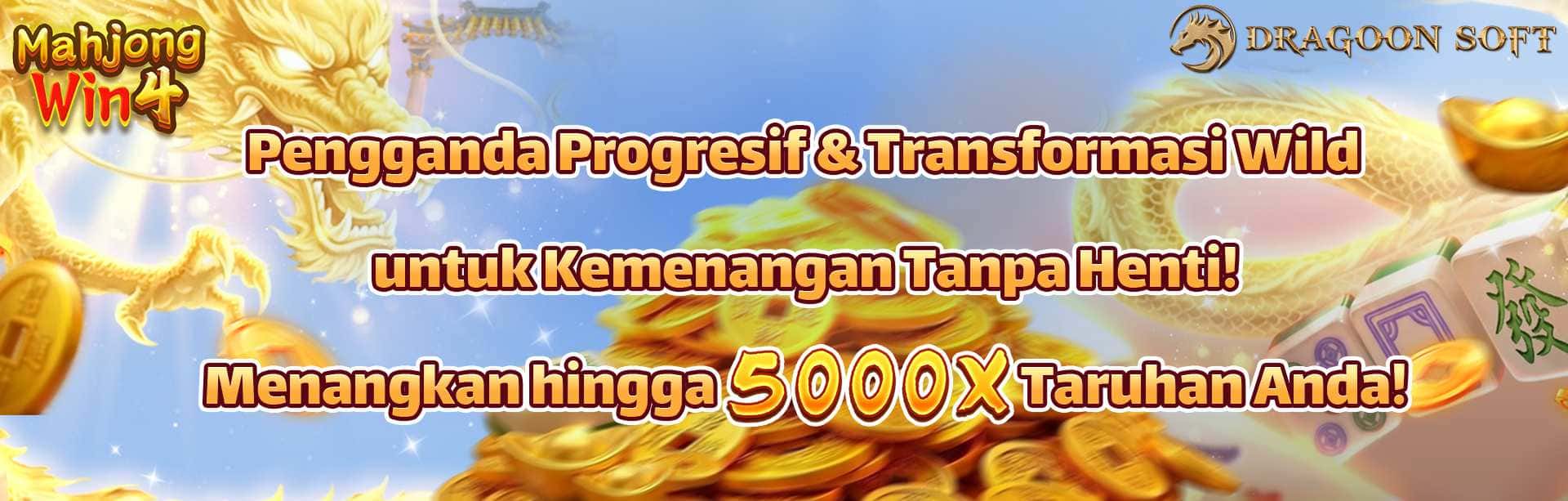 DRAGOONSOFT - MAHJONG WIN 4 GAME PROMO BANNER