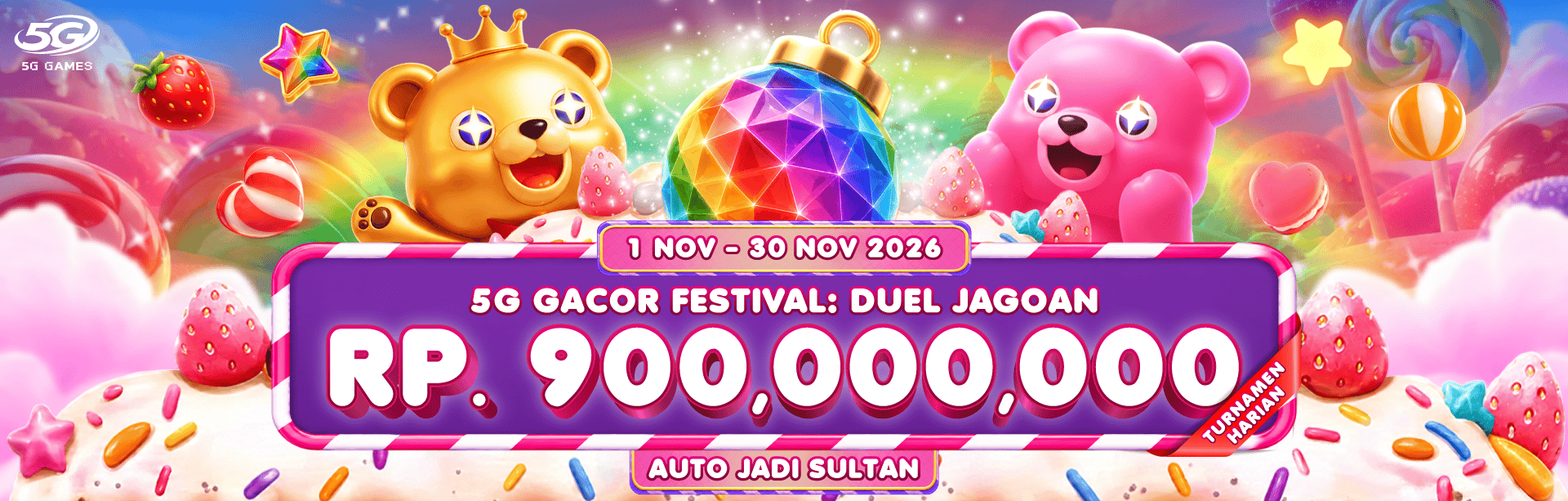 5GGAMES - 5G GACOR FESTIVAL: DUEL JAGOAN