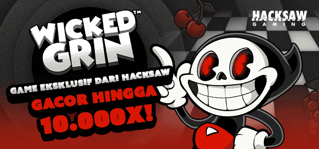 HACKSAW - WICKED GRIN GAME PROMO BANNER
