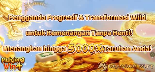 DRAGOONSOFT - MAHJONG WIN 4 GAME PROMO BANNER